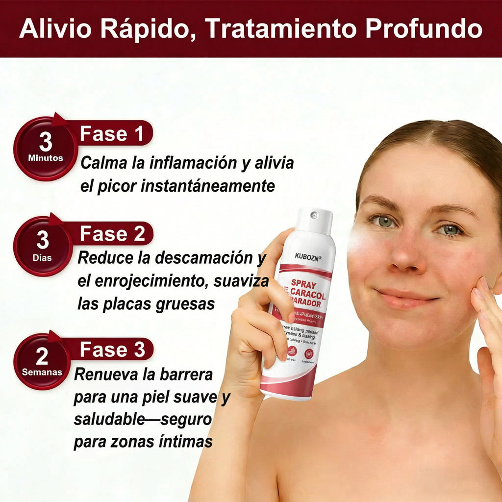 KUBOZN® 🎉SPRAY DE CADACOL REPARADOR  Para piel con psoriasis, con picazón y descamación🦊
