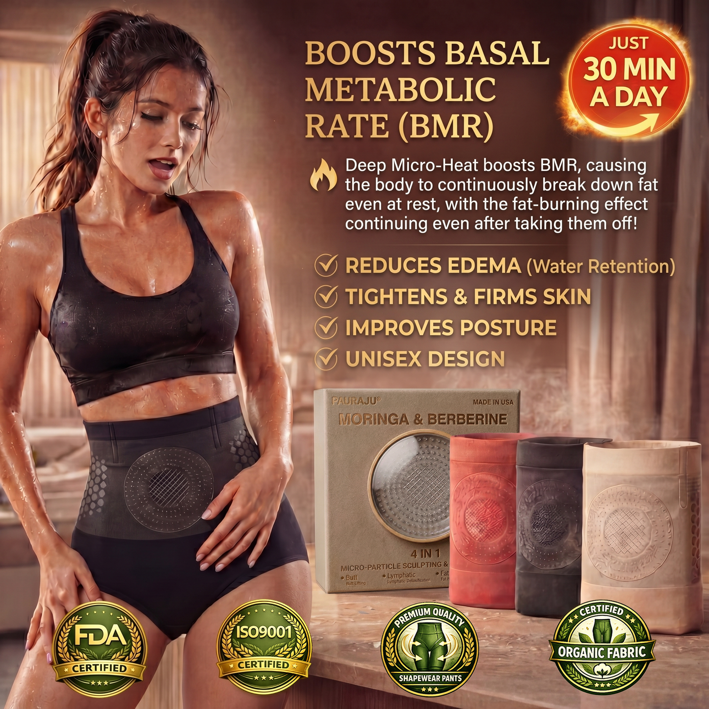 🔥 𝐎𝐟𝐟𝐢𝐜𝐢𝐚𝐥 𝐁𝐫𝐚𝐧𝐝 𝐒𝐭𝐨𝐫𝐞 🔥 | 𝐏𝐀𝐔𝐑𝐀𝐉𝐔® 𝟐𝟎𝟐𝟔 𝐌𝐨𝐫𝐢𝐧𝐠𝐚 & 𝐁𝐞𝐫𝐛𝐞𝐫𝐢𝐧𝐞 𝟒-𝐈𝐧-𝟏 𝐌𝐢𝐜𝐫𝐨-𝐏𝐚𝐫𝐭𝐢𝐜𝐥𝐞 𝐒𝐜𝐮𝐥𝐩𝐭𝐢𝐧𝐠 & 𝐅𝐚𝐭-𝐁𝐮𝐫𝐧 𝐒𝐡𝐨𝐫𝐭𝐬 🎉